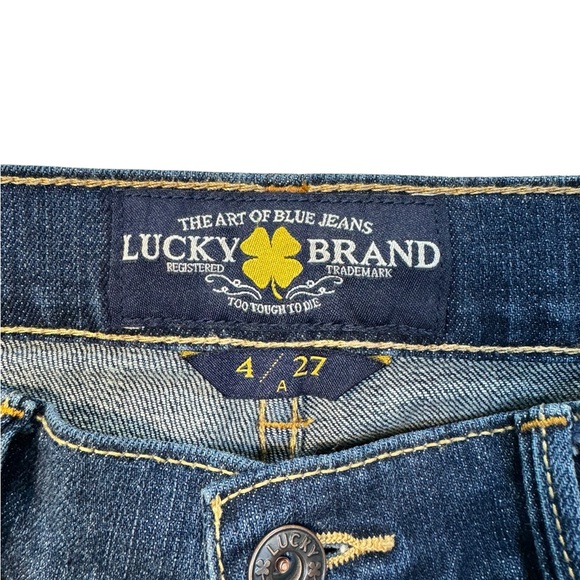 Lucky Brand Women's Dark Blue Straight Leg Jeans - Picture 3 of 7